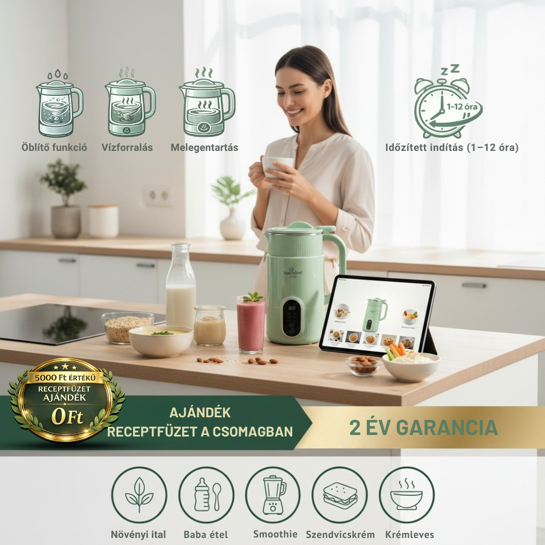 Növényi ital- és krémleveskészítő multifunkciós gép – ExpertChef PRO