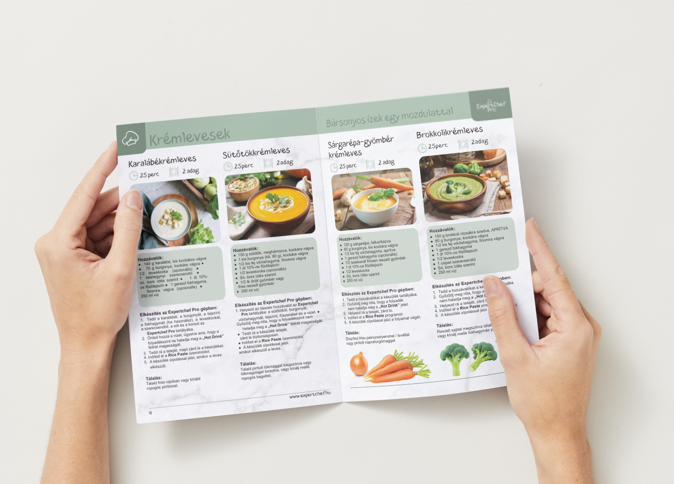 Növényi ital- és krémleveskészítő multifunkciós gép – ExpertChef PRO
