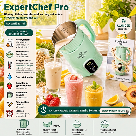 Növényi ital- és krémleveskészítő multifunkciós gép – ExpertChef PRO
